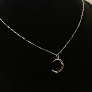 Sailor moon silver 925 crescent moon necklace 🌙